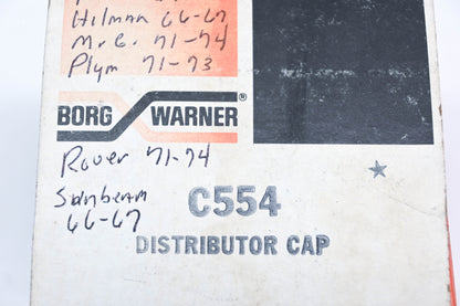 Borg Warner C-554, C554 Distributor Cap NOS
