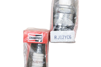 Champion RJ12YC6 Spark Plugs Qty 3 NOS