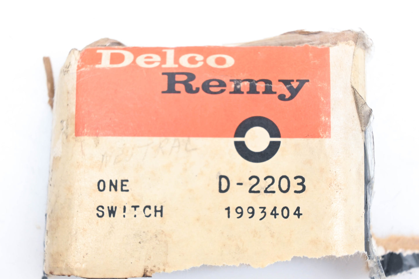 Delco Remy D-2203, 1993404 Neutral Safety Back Up Switch NOS