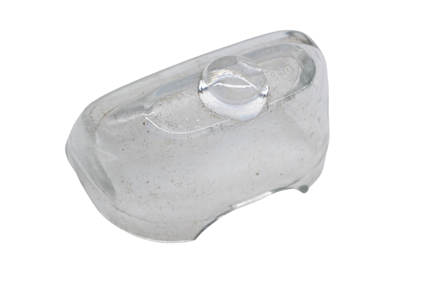 I.G.C. 6141 Clear Glass Rear License Plate Lamp Lens NOS