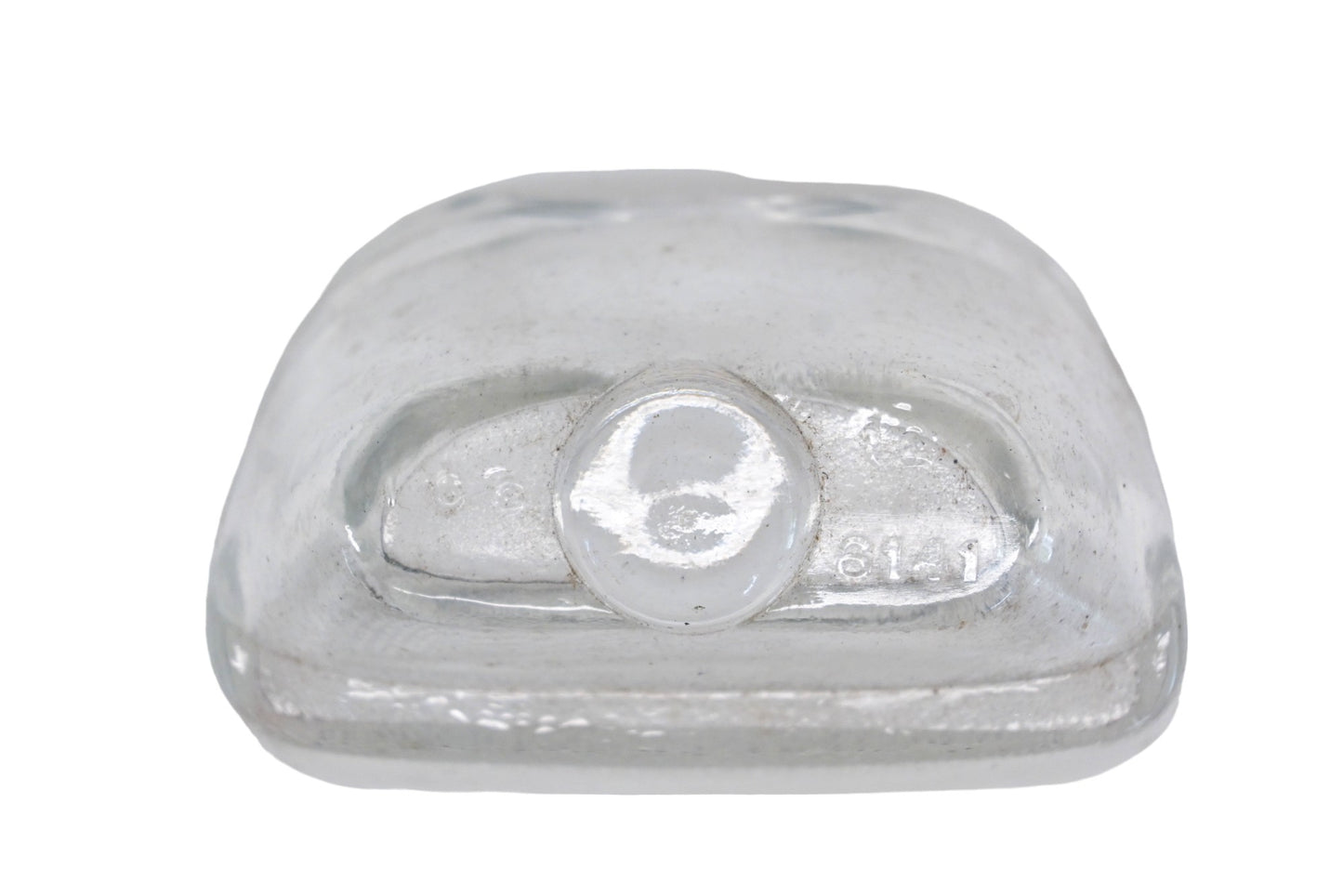 I.G.C. 6141 Clear Glass Rear License Plate Lamp Lens NOS