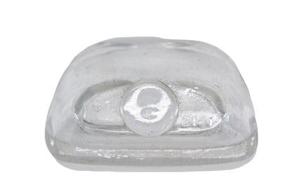 I.G.C. 6141 Clear Glass Rear License Plate Lamp Lens NOS