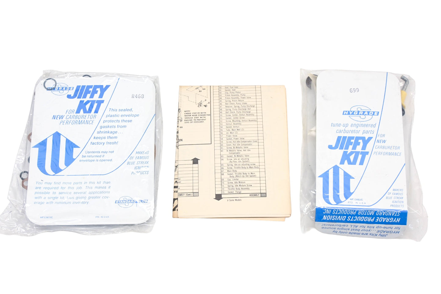 Hygrade 669 Carburetor Repair Jiffy Kit NOS