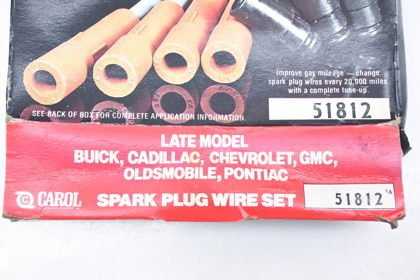 Carol 51812 Spark Plug Wire Kit NOS