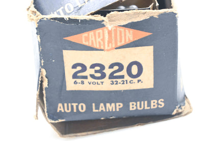 Carlton 2320 6-8v Auto Lamp Bulb NOS