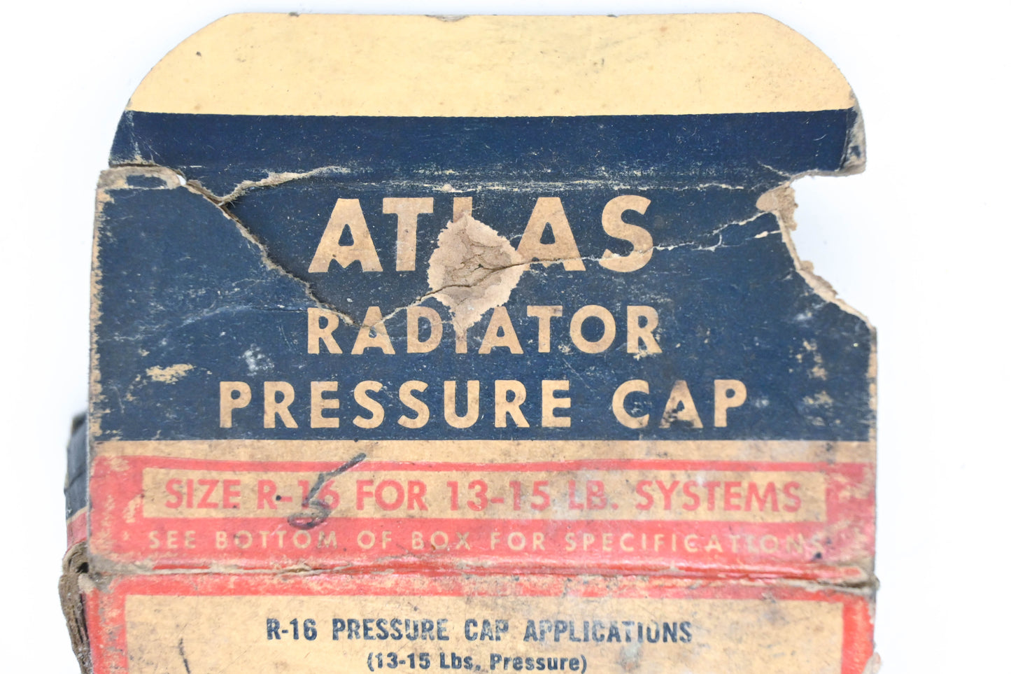 Atlas R-16, R16 Radiator Cap NOS