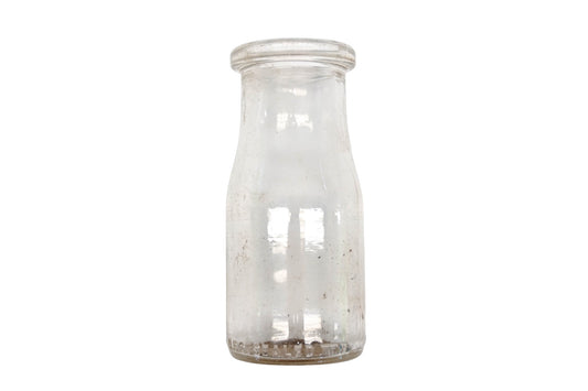 Aftermarket AZ014-45 Glass Milk 1/2-Pint Bottle