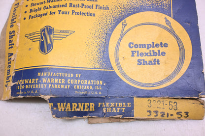 Stewart-Warner 3321-53 Meter Gauge Cable NOS