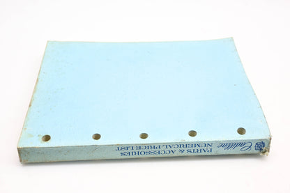 Cadillac RR001-32 November 1971 Parts & Accessories Numerical Price List Catalog