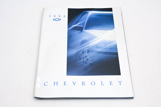Chevrolet RR001-39 1993 Car Sales Boucher
