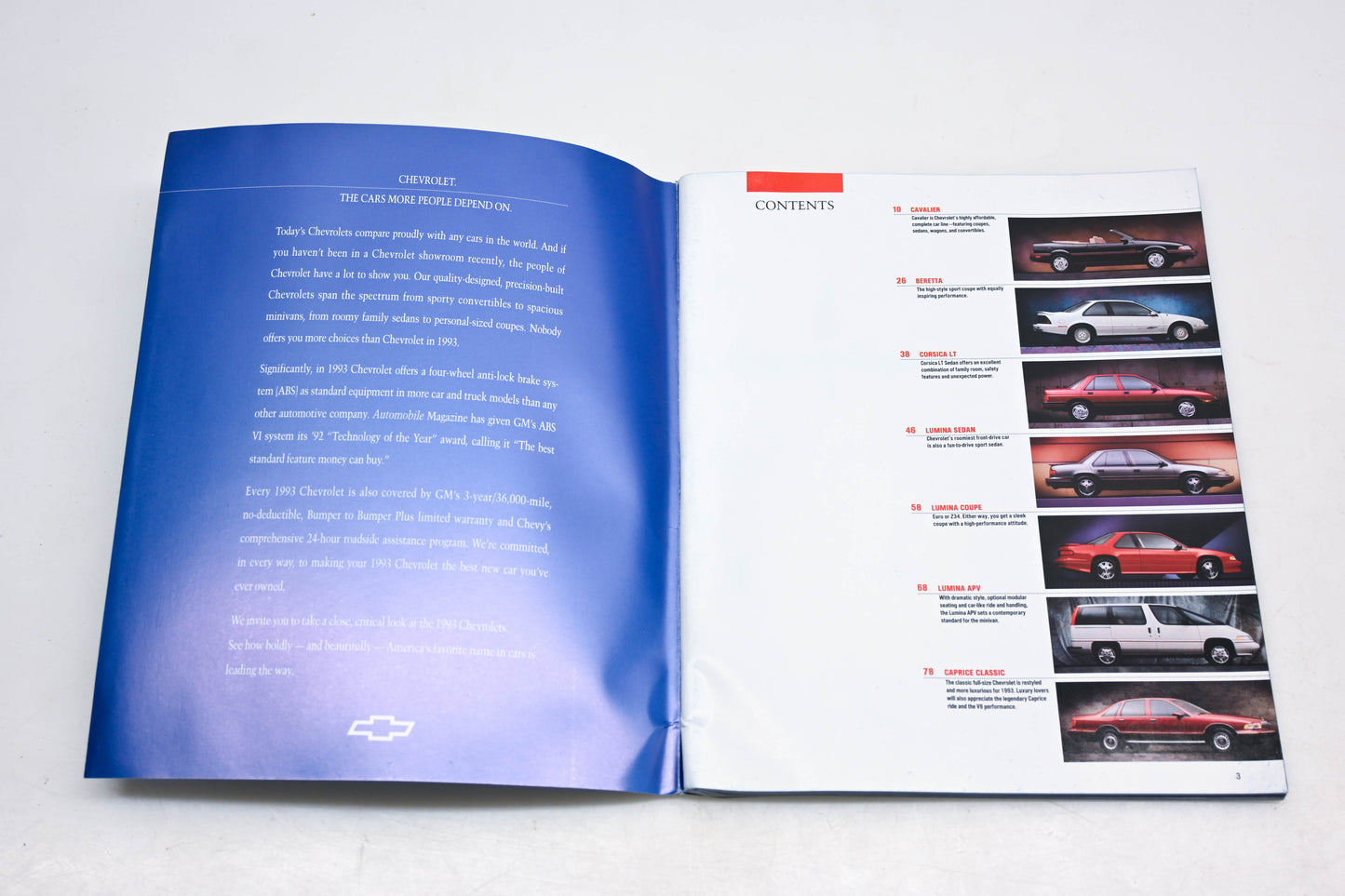 Chevrolet RR001-39 1993 Car Sales Boucher