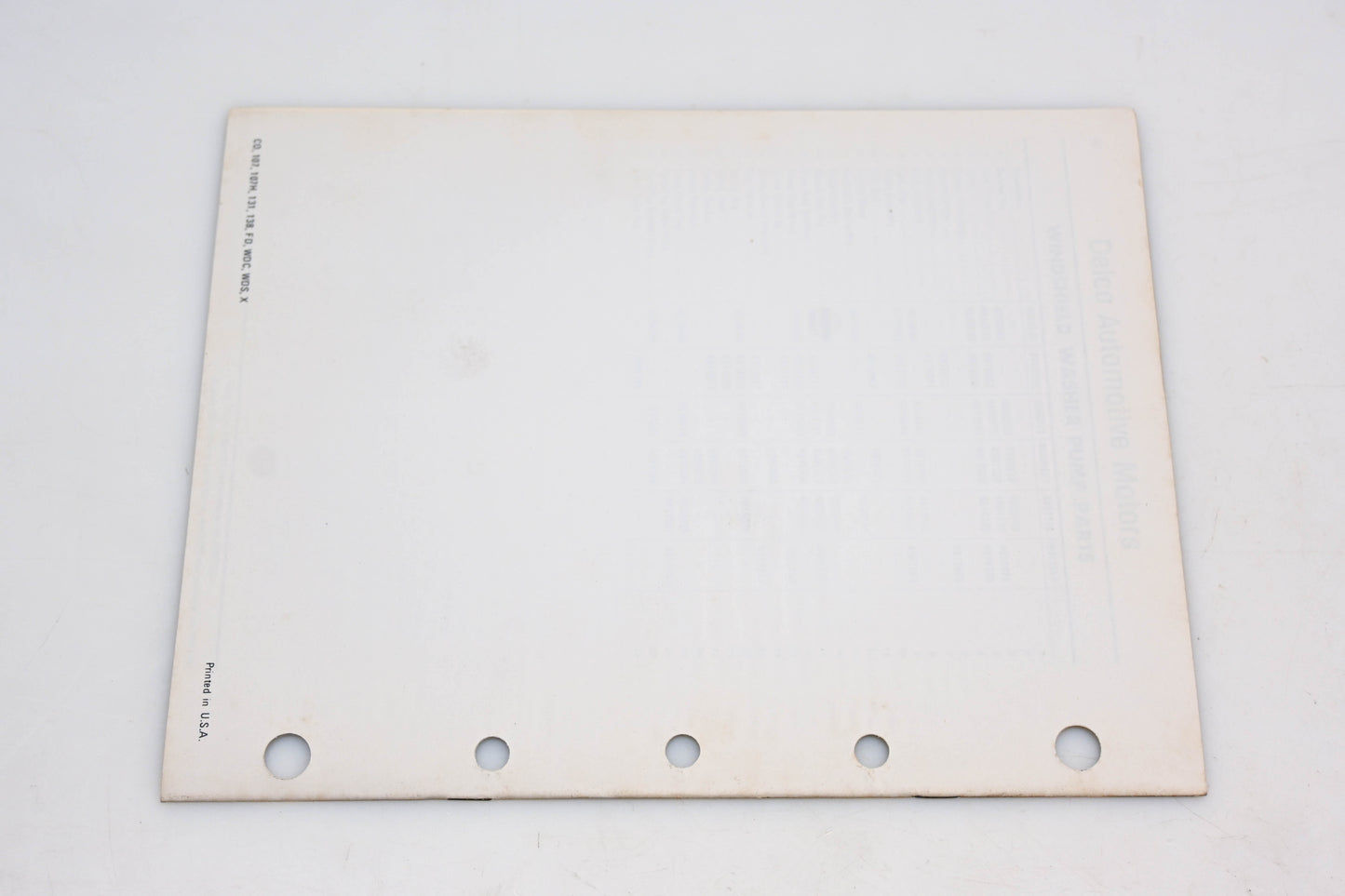 Delco 18A-1974 1974 Model Parts Preliminary Information Catalog