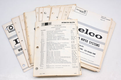 Delco HU021-19 18D Series Windshield Wiper Systems Bulletins