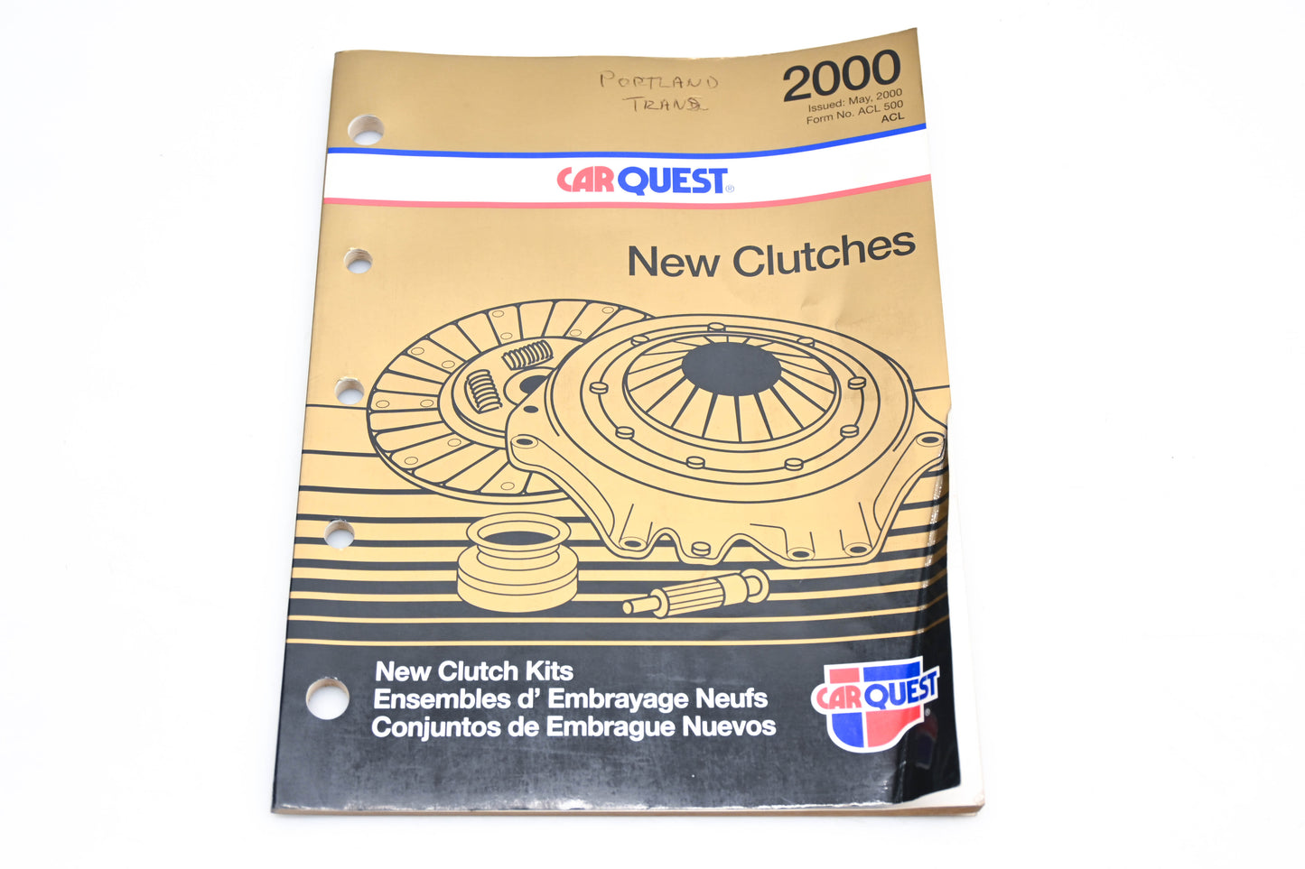 Carquest ACL 500 May 2000 New Clutches Catalog