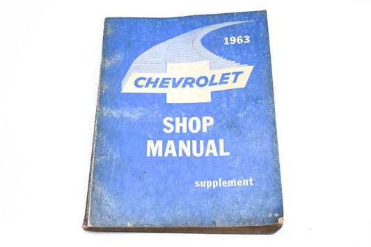 Chevrolet HU021-26 1963 Shop Manual Supplement