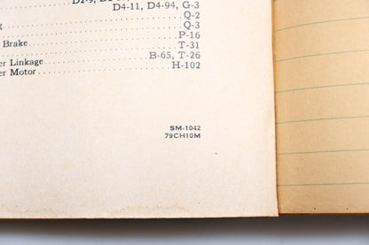 Kaiser SM-1042 Jeep J Series Service Manual