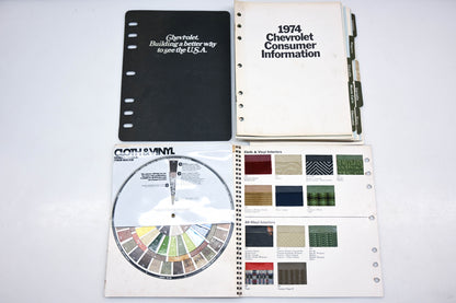 Chevrolet IR048-8 1974 Consumer Information Sales Showroom Album