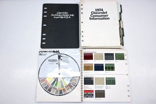 Chevrolet IR048-8 1974 Consumer Information Sales Showroom Album