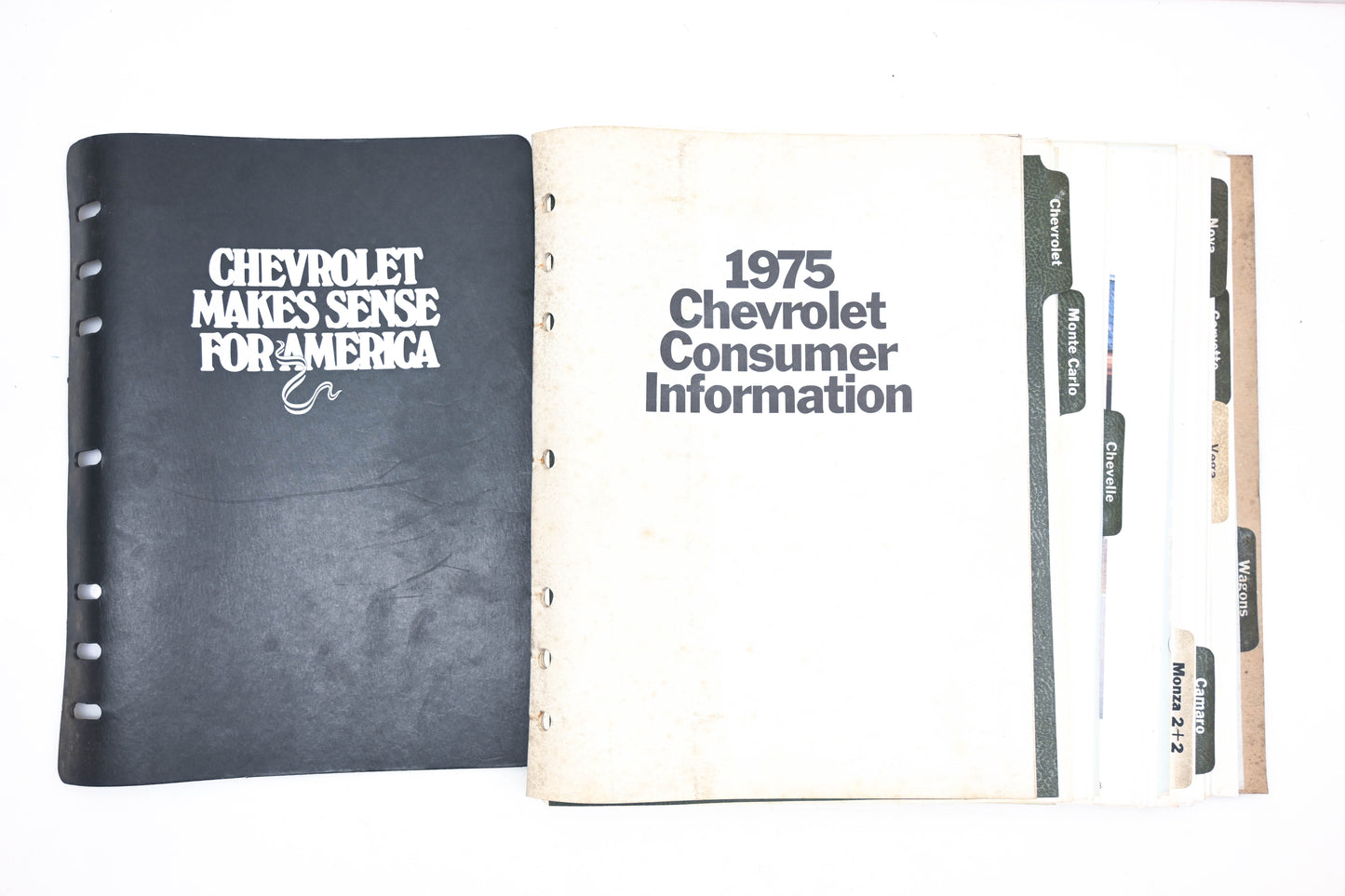 Chevrolet IR048-9 1975 Consumer Information Sales Showroom Album