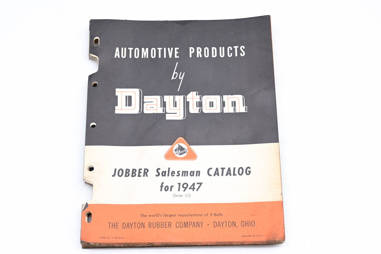 Dayton A-366 2472 1947 Series UJ Jobber Salesman Catalog