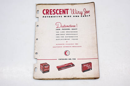 Cresent Wiry Joe 110 Automotive Wire & Cable Catalog