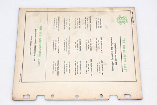 EIS 14KA Master Cylinder Wheel Cylinder Repair Kits Catalog