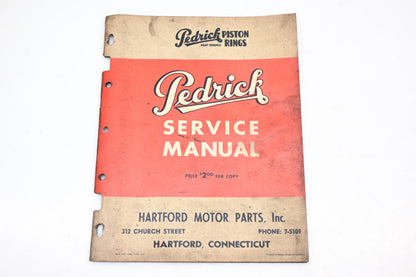 Wilkening Manufacturing 400-10M-5.42-D.P. 1942 Pedrick Service Manual