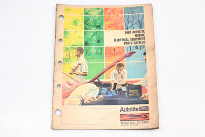 OEM Ford SP 220C, SP220C 1969 Autolite Marine Electrical Equipment Parts Catalog