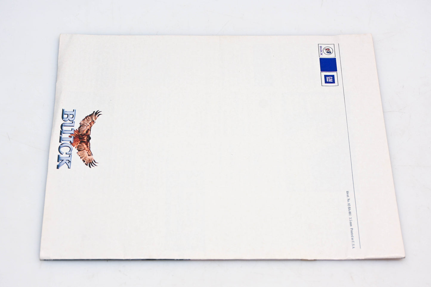 General Motors 82-BA-001 1982 Buick Sales Brochure