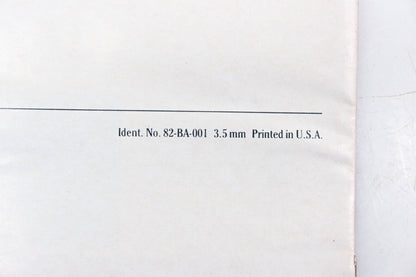 General Motors 82-BA-001 1982 Buick Sales Brochure