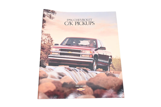 General Motors RO017-25 1996 Chevrolet C/K Pickups Sales Brochure