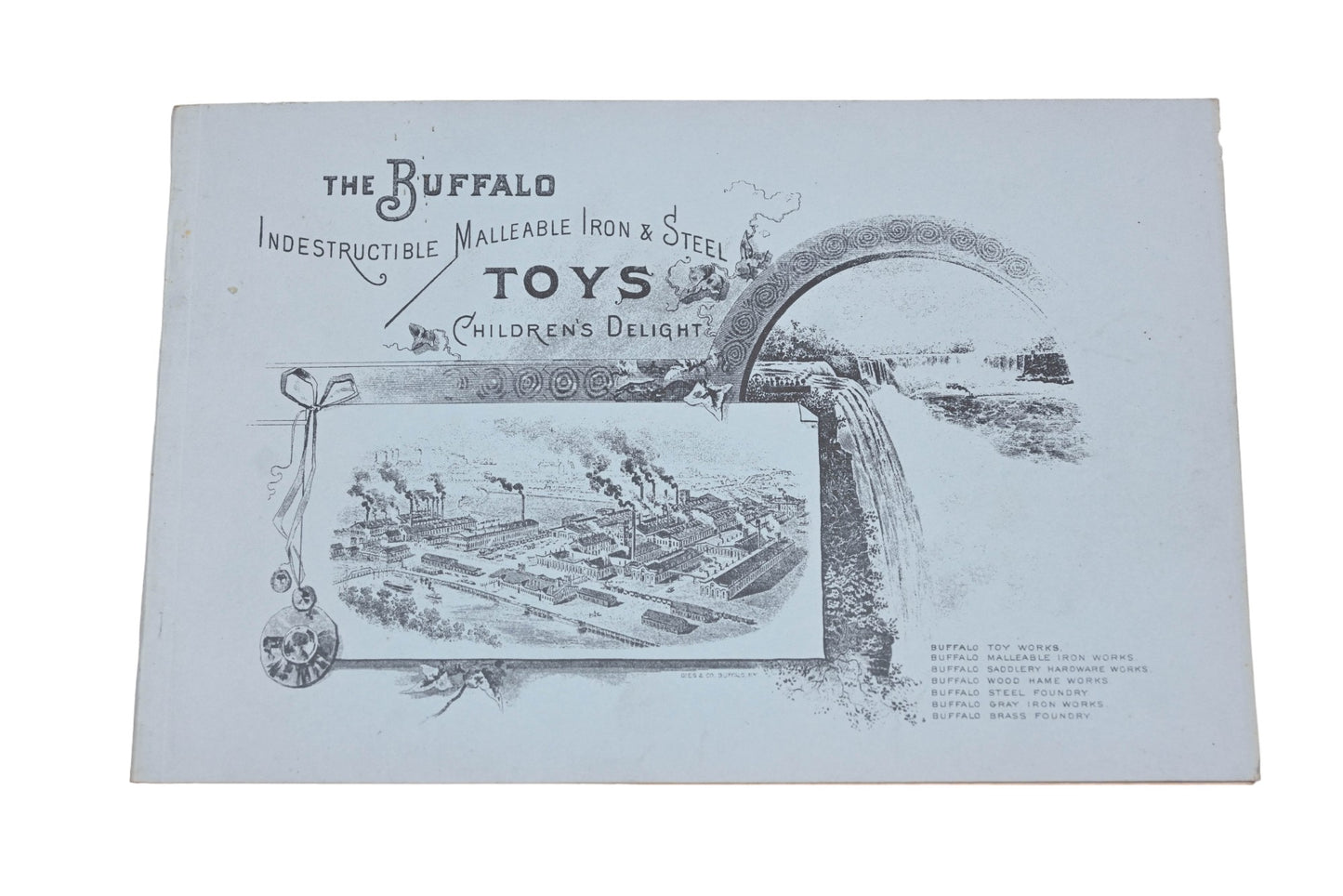 Buffalo Toys RO017-27 Indestructible Malleable Iron & Steel Toys Children's Delight Book