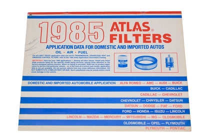 Atlas 2080 1985 Filter Application Data Catalog