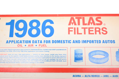 Atlas RO017-35 1986 Filter Application Data Catalog