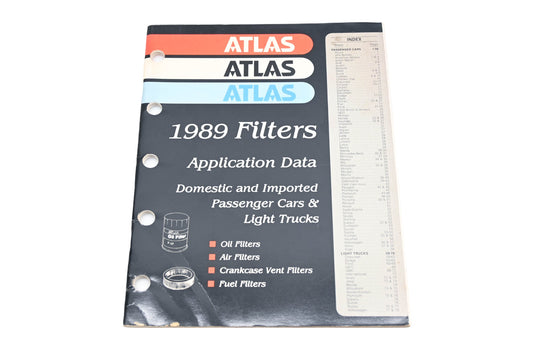 Atlas RO017-36 1989 Filter Application Data Catalog
