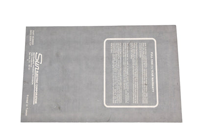 Sun Electric Corporation 0692-5004-1CP 1982 Operating Instructions Inductive Timing Light Manual