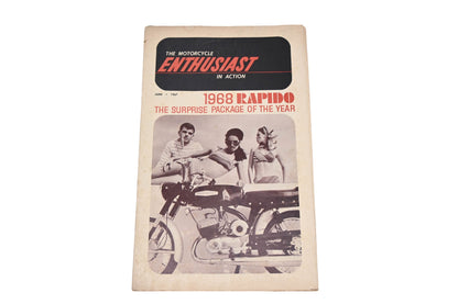OEM Harley-Davidson RO017-41 July 1967 The Motorcycle Enthusiast In Action Magazine