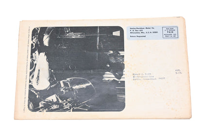 OEM Harley-Davidson RO017-44 October 1967 The Motorcycle Enthusiast In Action Magazine