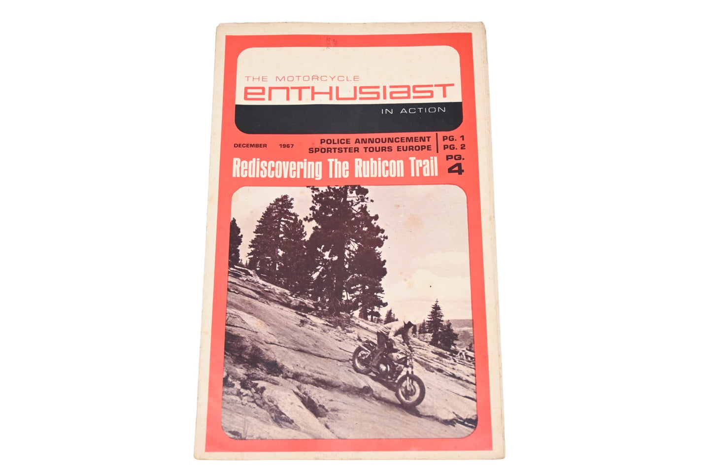 OEM Harley-Davidson RO017-46 December 1967 The Motorcycle Enthusiast In Action Magazine