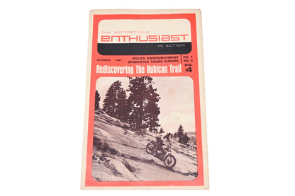 OEM Harley-Davidson RO017-46 December 1967 The Motorcycle Enthusiast In Action Magazine