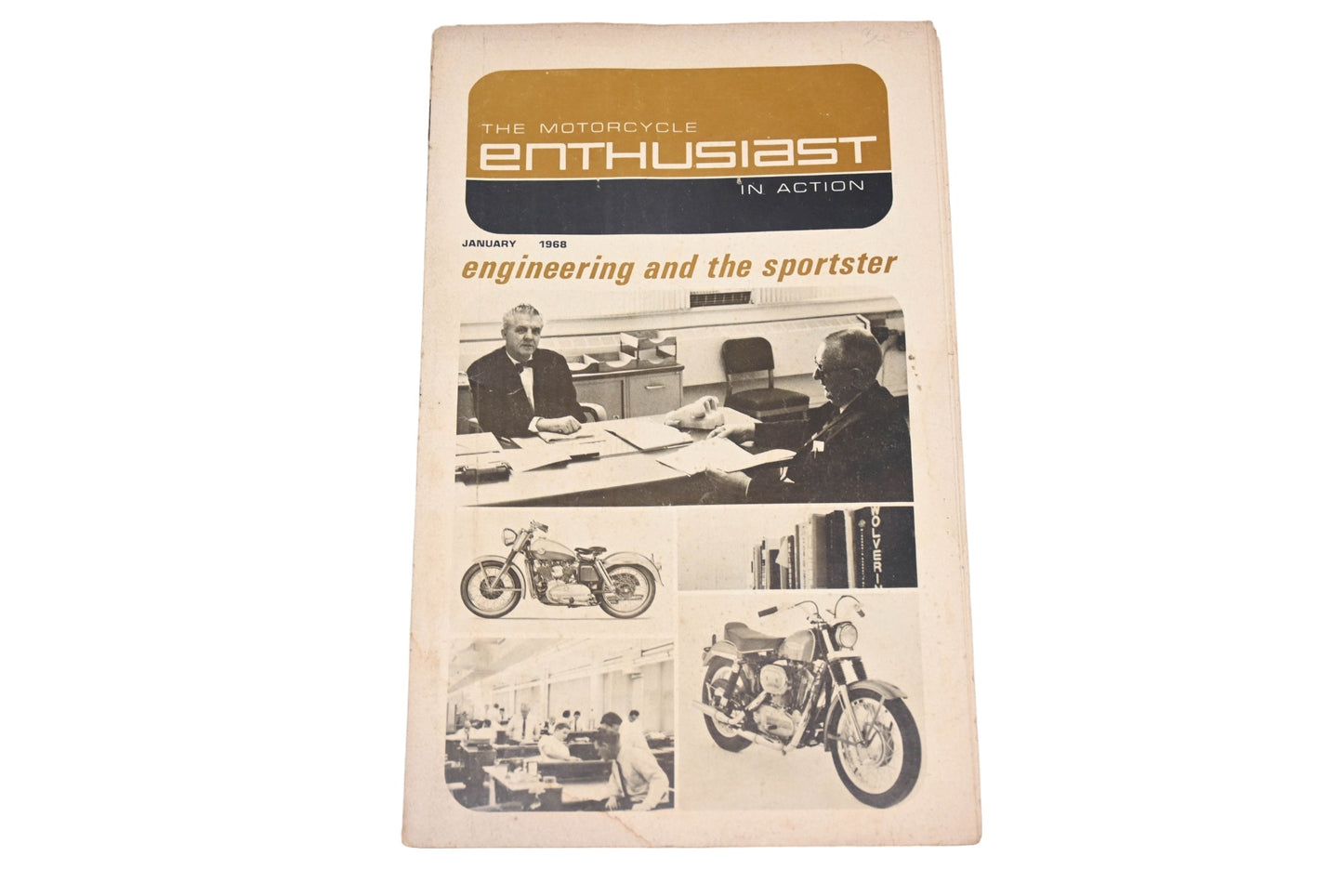 OEM Harley-Davidson RO017-47 January 1968 The Motorcycle Enthusiast In Action Magazine