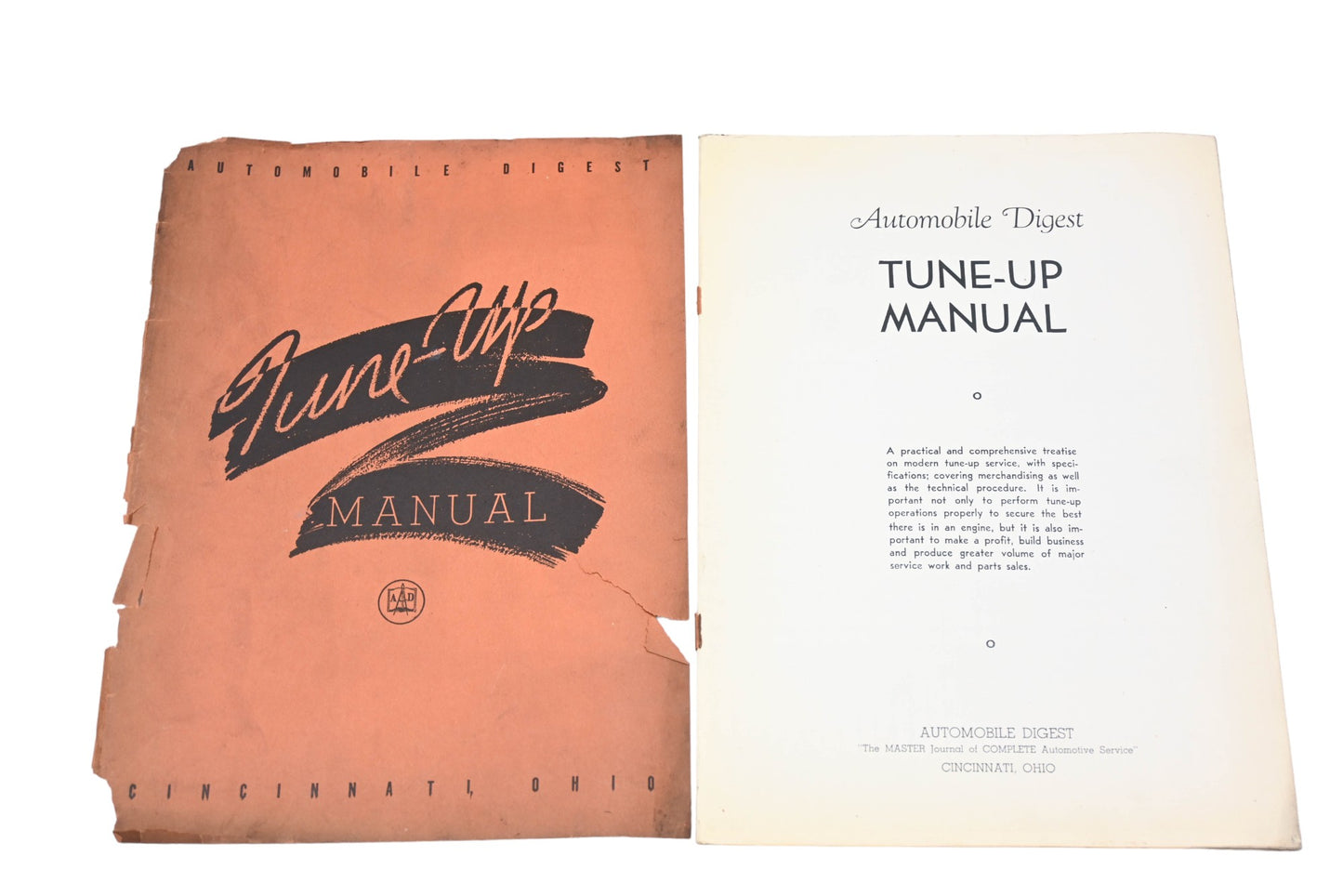 Automobile Digest RO017-50 1938 Tune Up Manual