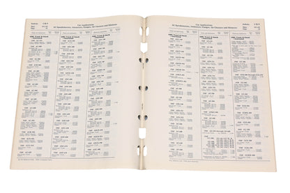 General Motors 3 B-9, 3B-9 1949-1948 AC Speedometer Car Applications Bulletin