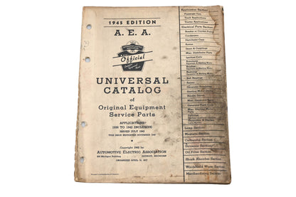 Automotive Electric Association RO017-53 1945 A.E.A. Universal Catalog