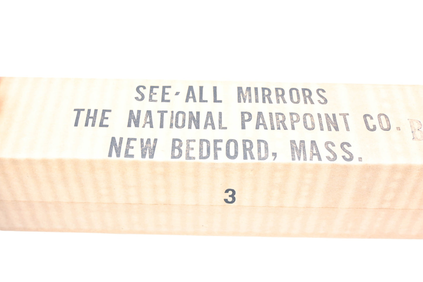 National Pairpoint 3 See-All 24" Windshield Mirror Assembly NOS