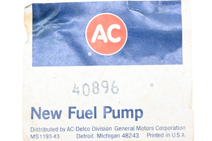 AC Delco 40896 Mechanical Fuel Pump NOS