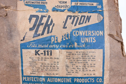Perfection K-111 Sealed Beam Conversion Kit NOS