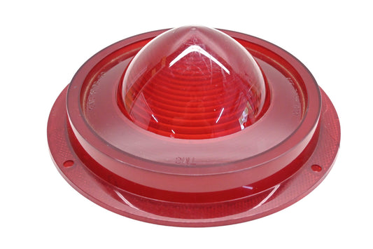Glo-Brite 321 Red Plastic 8" Taillight Lens NOS