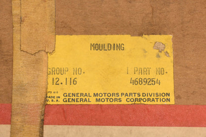 General Motors 4689254 Chevrolet Bel Air Left Tail Side Moulding NOS