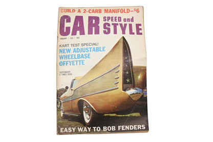 Car Speed And Style RO012-14 January 1961 Magazine